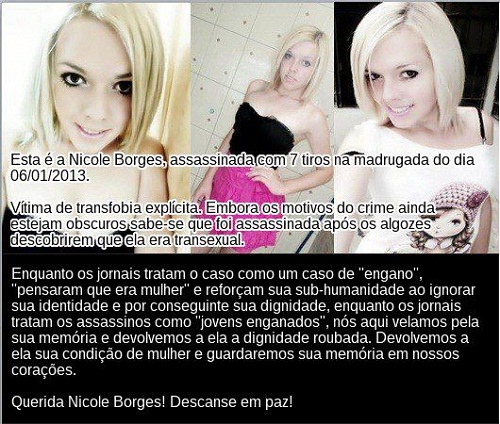 Imagem disponibilizada pelo site Transexualidade.com.br