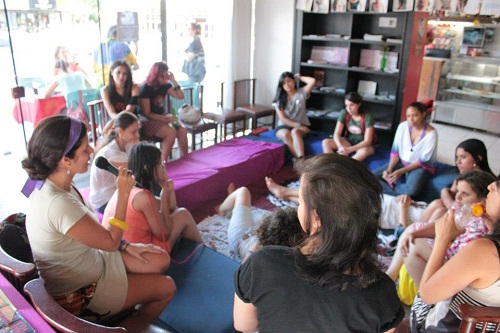 Debate no Festival Mulheres no Volante (2012) em Brasília. Foto: Mulheres no Volante no Facebook.