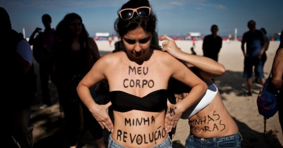 Marcha das Vadias do Rio de Janeiro/2012. Foto de Guillermo Giasant/UOL.
