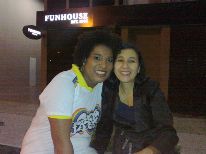 Luds (Ludymilla Santiago e Ludmila Pizarro) durante a entrevista