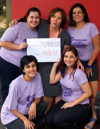 Maysa, Cecilia, Juliana, Amanda e Tâmara. Foto de Cecilia Santos.