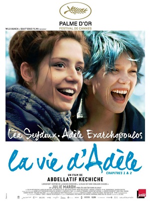 Cartaz francês do filme "La Vie d'Adele" (2013).