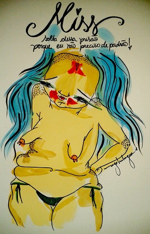 Negahamburger por Evelyn no Facebook.