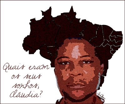 Ilustração de Clara Gomes, parte do projeto 100 Vezes Claudia do site Think Olga.