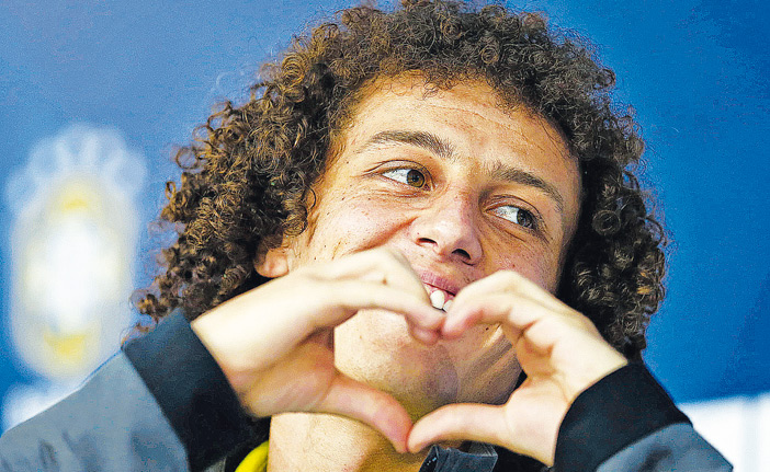 Jogador David Luiz. Foto: CEDOC/RAC - Planeta Esporte.