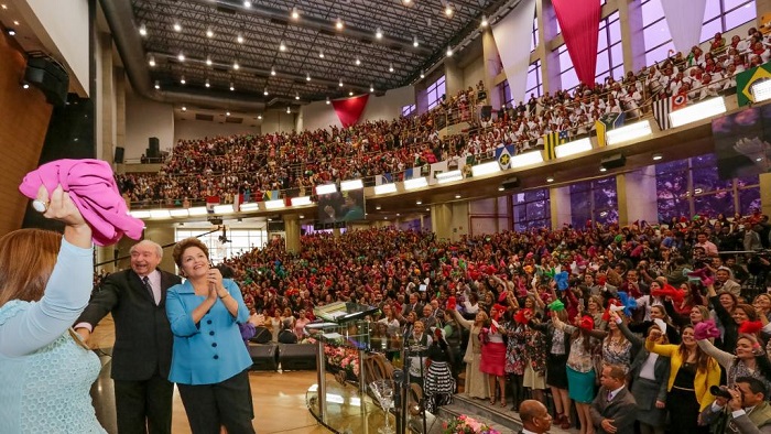 São Paulo - Dilma Rousseff participa do congresso Nacional de Mulheres - CIBEN 2014 - das Assembléias de Deus Ministério de Madureira. Foto de Ichiro Guerra/Dilma 13.