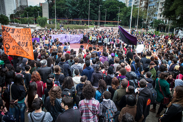 Marcha das Vadias de São Paulo 2014. Foto de Mídia Ninja no Flickr em CC, alguns direitos reservados.