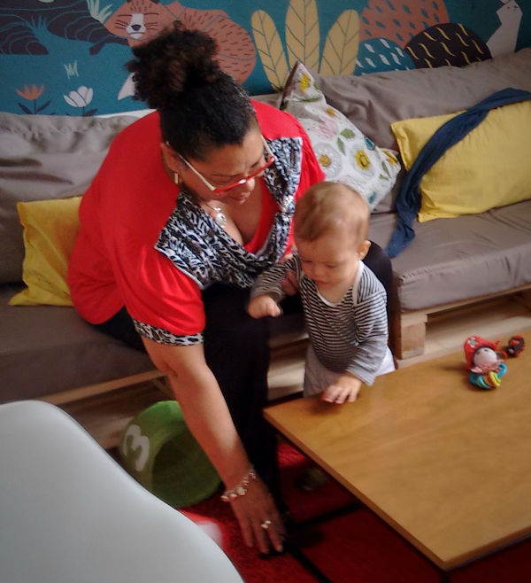 Minha mãe Rose e meu filho Lourenço. Foto de Xênia Mello.