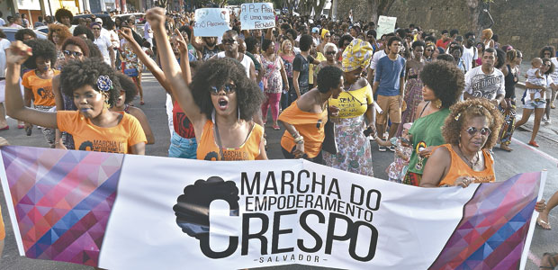 Salvador/2015. Marcha do Empoderamento Crespo. Foto de Betto Jr./Correio.