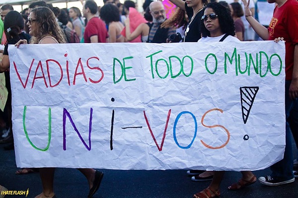 Marcha das Vadias do Rio de Janeiro 2013.