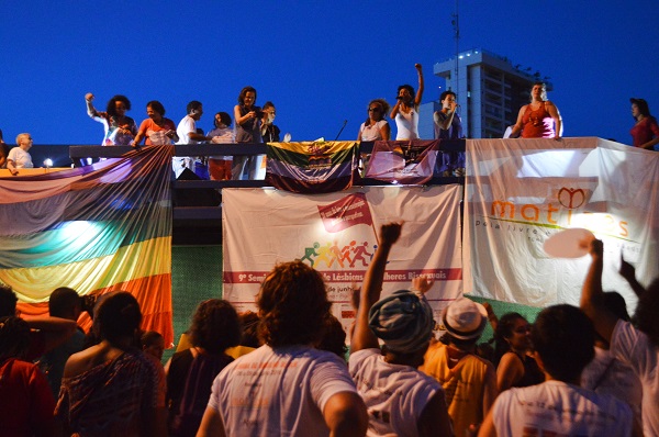 Junho/2016 - Atividade de encerramento do 9° SENALESBI com a 15ª Parada da Diversidade de Teresina/PI. Foto de Diego Rodrigues/R2 Comunicações.